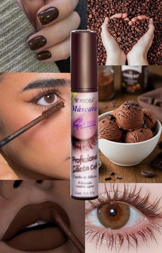 [UNIVERSE PIINK-000157] Mascara de pestañas Prosa Profesional Silicón Café