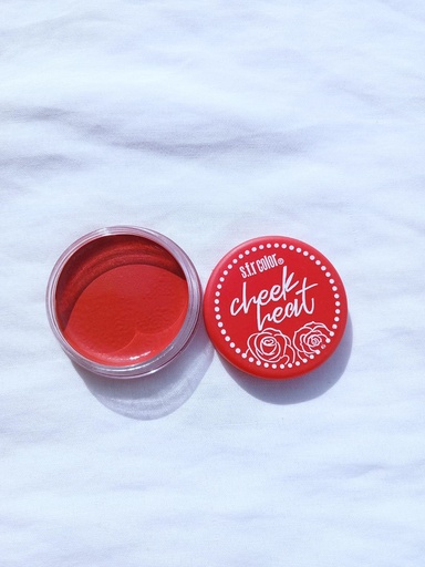 [UNIVERSE PIINK-000179] Rubor en crema Cheek heat tono rojo 