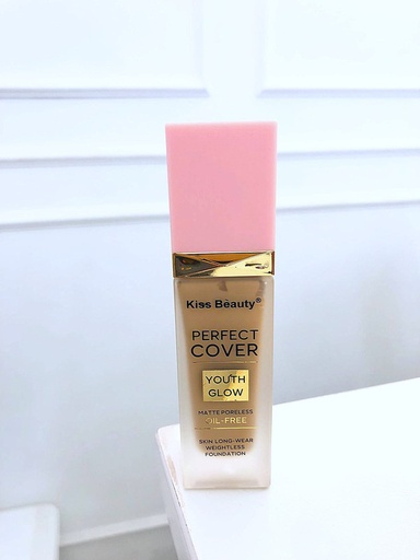 [UNIVERSE PIINK-000202] Base de maquillaje Perfect Cover Marca Kiss Beauty  tono 220