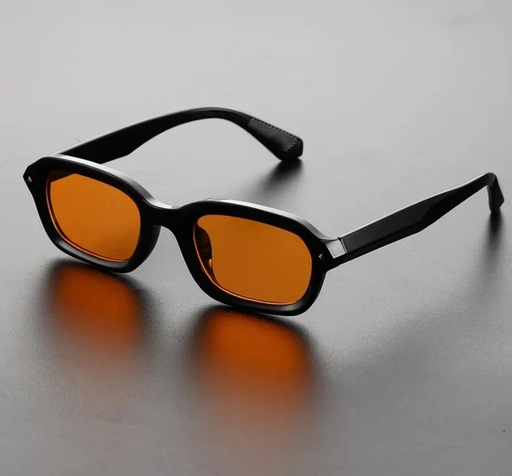 [MEN VIBES-000018] GAFAS DE SOL NEGRAS/NARANJA GRUESAS 