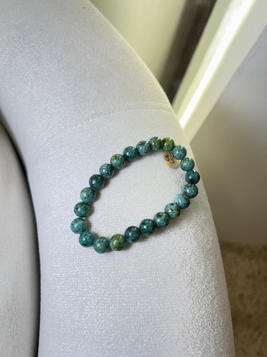[MEN VIBES-000024] PULSERA DE PIEDRA VERDE JADE 