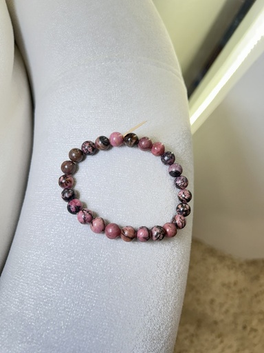 [MEN VIBES-000031] PULSERA DE PIEDRA ROJIZA