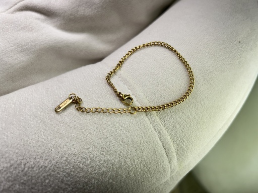 [MEN VIBES-000058] ESCLAVA DE ACERO DORADA ESTILO 7