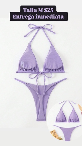 [JULIMAR-000002] traje de baño lila claro