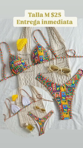 [JULIMAR-000014] traje de baño de flores y frutas 