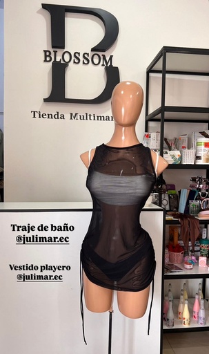 [JULIMAR-000019] traje de baño con top blanca, dos bikinis y malla 