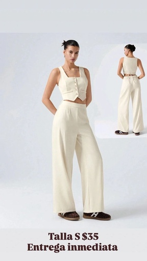 [JULIMAR-000035] conjunto  de top+ pantalon