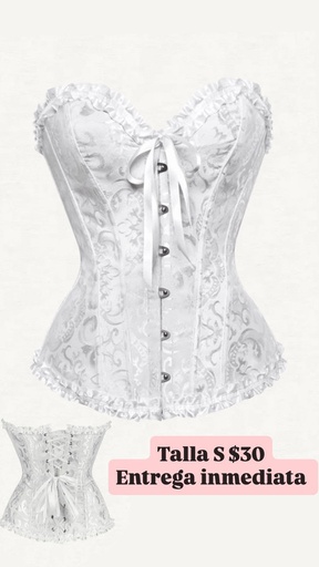 [JULIMAR-000047] corset color blanco 