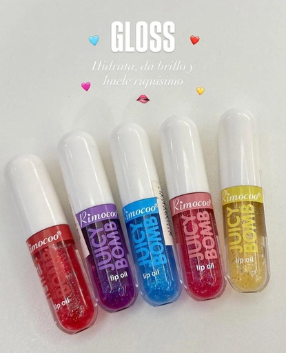 [GAB COSMETICS-000005] Los Juicy Bomb Lip Oil de Rimocoo son mucho más que un gloss ✨.
