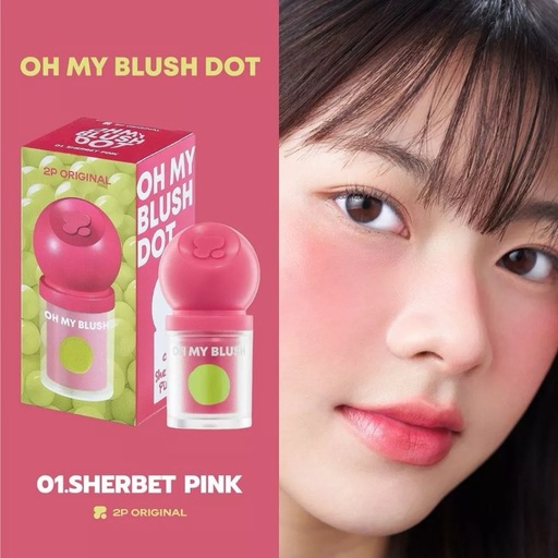 [GAB COSMETICS-000010]  Oh My Blush Dot, el rubor en formato cushion que todas aman. Su textura ligera y fácil de difuminar deja un acabado natural, como si tu piel brillara desde dentro. 💕

