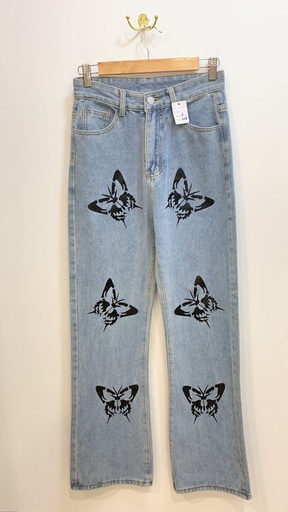 [HEAVENLY EGSTORE-000024] Jean Mariposas Talla S