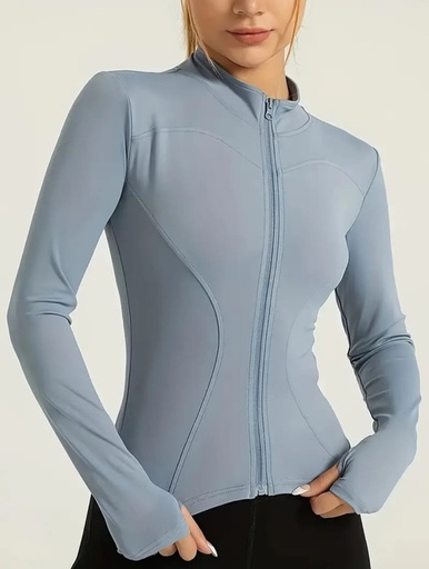 [SNIELA-000011] Buso deportivo, color celeste, Talla M, Tela Licra Cod  038CC